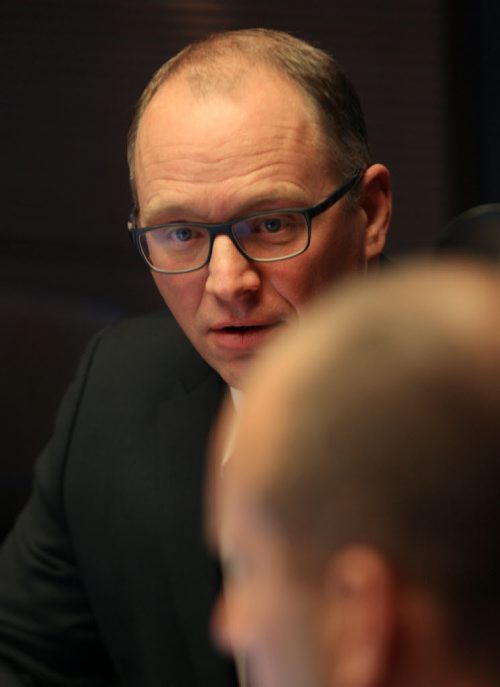 Scott Gillingham- new chairman of the Winnipeg Police Board at Police Board meeting today at City Hall See Aldo Santin story- Jan 09, 2015   (JOE BRYKSA / WINNIPEG FREE PRESS)