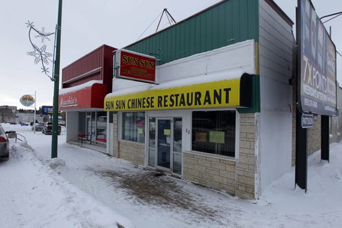 LOCAL - SUN SUN CHINESE RESTAURANT in Minnedosa, Manitoba. BORIS MINKEVICH /WINNIPEG FREE PRESS. January 14, 2015