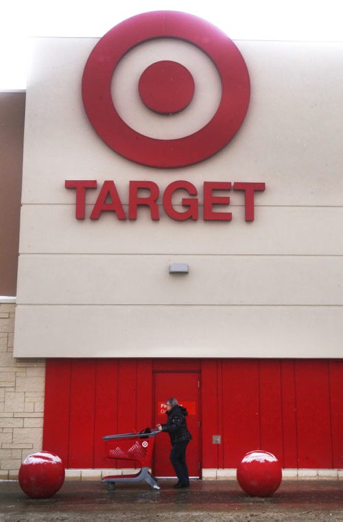 Target at Grant Park Shopping Centre  Target is closing all of their stores in Canada 133 in all-Breaking News- Jan 15, 2015   (JOE BRYKSA / WINNIPEG FREE PRESS)