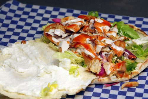 RESTAURANT REST REVIEW - Best Pizza and Donair. Chicken shwarma from the restaurant. BORIS MINKEVICH/WINNIPEG FREE PRESS. JANUARY 19, 2015