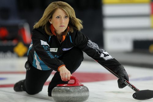 SPORTS CURLING - The Scottie Tournament of Hearts. Winkler, Manitoba. Practice. Jill Thurston. She currently skips her own team out of the Granite Curling Club in Winnipeg, Manitoba. BORIS MINKEVICH/WINNIPEG FREE PRESS. JANUARY 20, 2015