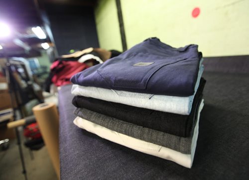 49.8 Threads Feature. Christopher Gottzmann, owner and designer of Gottzu Jeans.    Jan 20 / 2014  Ruth Bonneville / Winnipeg Free Press.