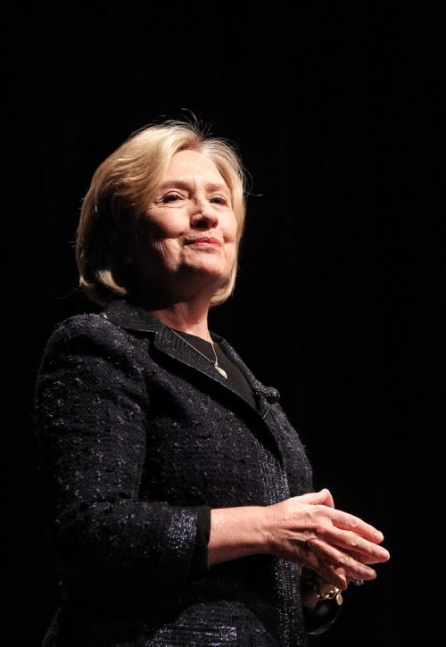 Hillary Rodham Clinton, former U. S. Secretary of State, speaks during the Global Perspectives event at the RBC Convention Centre Wednesday afternoon.  150121 January 21, 2015 Mike Deal / Winnipeg Free Press