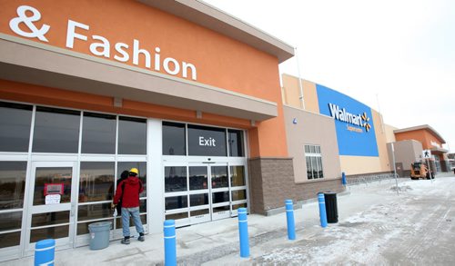Taylor Ave Walmart SuperCentre is about to open. See Kirbyson story. January 26, 2015 - (Phil Hossack / Winnipeg Free Press)