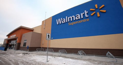 Taylor Ave Walmart SuperCentre is about to open. See Kirbyson story. January 26, 2015 - (Phil Hossack / Winnipeg Free Press)