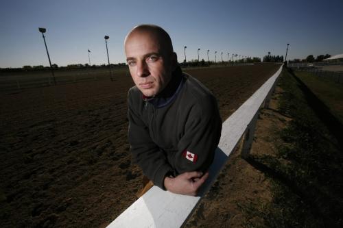 John Woods / Winnipeg Free Press / September 19/07- 070919  - Martin Drexler, a trainer at Assiniboia Downs, photographed at the track Wednesday, September 19/07.