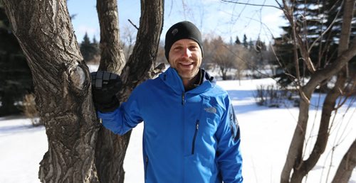 49.8 - Training Basket .  Rick Shone is one of the executive directors of the Ice Donkey race. Geoff Kirbyson story. Wayne Glowacki/Winnipeg Free Press Jan. 29 2015