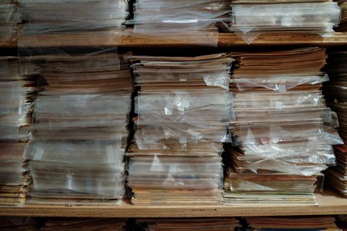 Doug Sulipa, is perhaps the largest comic book dealer in the world. The year 2015 marks 50 years since Doug's dad bought him his first comic book - Doug was a fixture downtown for years at his store Comic World, but since 1996, he's been mail-order only. His warehouse is chock full of comics, albums, magazines and even 8-track tapes. 150129 - Thursday, January 29, 2015 -  (MIKE DEAL / WINNIPEG FREE PRESS)
