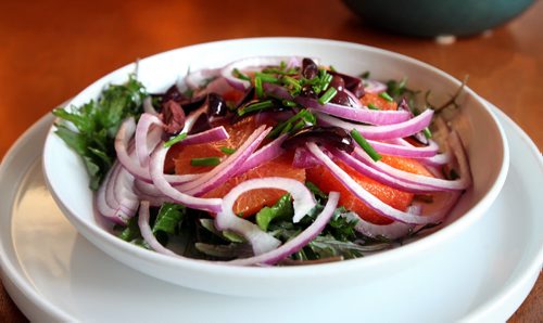 Recipe Swap, Onion and Orange Salad. See Alison Gilmore's story. February 2, 2015 - (Phil Hossack / Winnipeg Free Press)