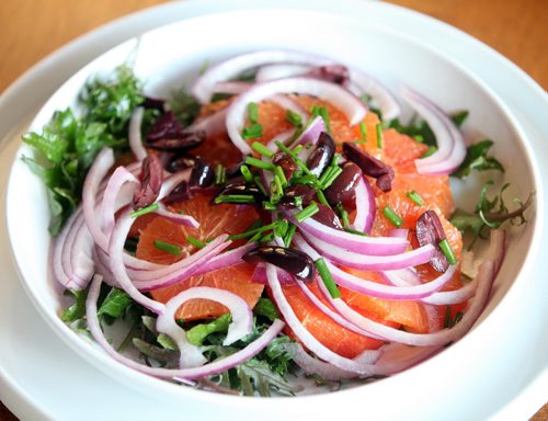 Recipe Swap, Onion and Orange Salad. See Alison Gilmore's story. February 2, 2015 - (Phil Hossack / Winnipeg Free Press)