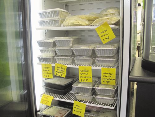 Canstar Community News Jan. 15, 2015 - Pastas and sauce made fresh in house at Pizza 21st Century's new East Kildonan location, in the Munroe Shopping Centre on the corner of Munroe Ave and London St. (SHELDON BIRNIE/CANSTAR COMMUNITY NEWS/HERALD)