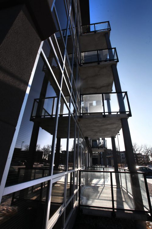 49.8 Feature: Housing market in Winnipeg View of newly built condo development along St. Mary's Rd. next to the Red River in south St. Vital. The Enclave.  Feb 04, 2015 Ruth Bonneville / Winnipeg Free Press