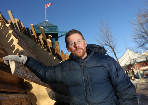 Urbanist, Charles Montgomery says Winnipeg needs projects like what True North is proposing, Thursday, February 5, 2015. (TREVOR HAGAN/WINNIPEG FREE PRESS)