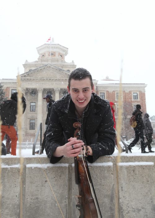 49.8 feature on What is Metis?  Metis University Students' Association President: Brad Boudreau who is 100% Metis, has his picture taken outside the U of M this week.    Feb 10, 2015 Ruth Bonneville / Winnipeg Free Press