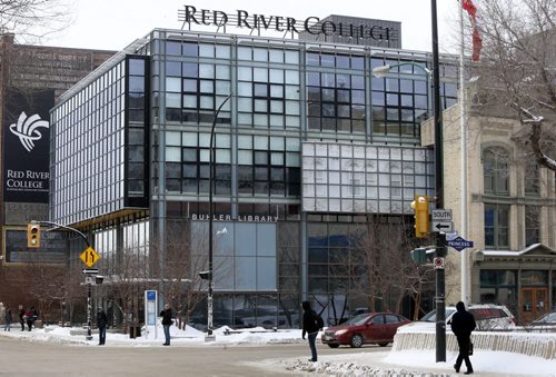 Red River College on Princess Street. Wayne Glowacki/Winnipeg Free Press Feb.12   2015