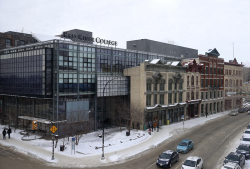 Red River College on Princess Street. Wayne Glowacki/Winnipeg Free Press Feb.12   2015