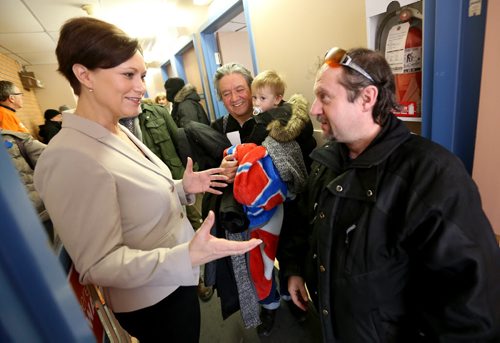 Theresa Oswald at an NDP delegate selection meeting at the Robert A. Steen Community Centre in Wolseley, Sunday, February 15, 2015. (TREVOR HAGAN/WINNIPEG FREE PRESS)