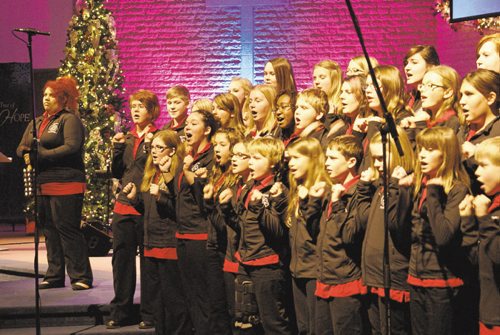 Canstar Community News Feb. 11, 2015 - The Winnipeg Youth Chorus performing in concert. (SUPPLIED)