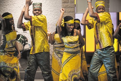 Canstar Community News Feb. 11, 2015 - The Asante Youth Choir performing live. (SUPPLIED).