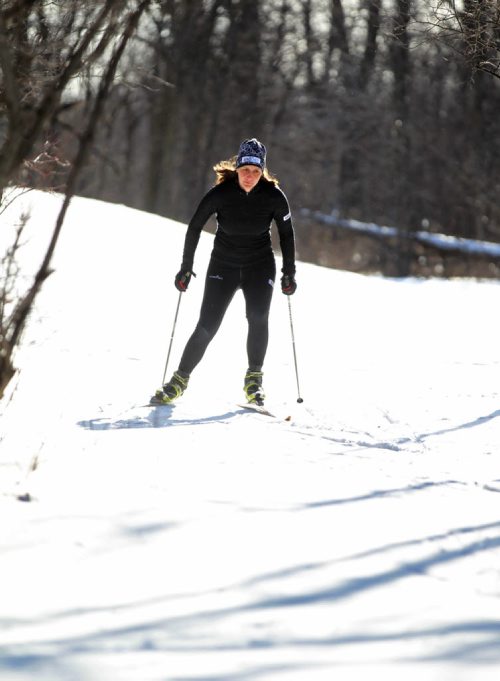 49.8 Training basket Leila Mostaco-Guidoli, trains at the  Windsor Park Nordic Centre hoping to make it to the Olympics in 2018.  Feb 24, 2015 Ruth Bonneville / Winnipeg Free Press