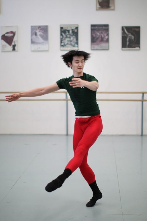 Liang Xing RWB principal male  dancer rehearsing at RWB See Tait,Bryksa,Zoratti feature - Feb, 2015   (JOE BRYKSA / WINNIPEG FREE PRESS)