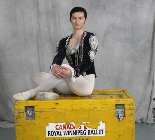 Liang Xing RWB principal male  dancer  at RWB See Tait,Bryksa,Zoratti feature - Feb, 2015   (JOE BRYKSA / WINNIPEG FREE PRESS)