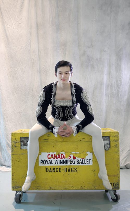 Liang Xing RWB principal male  dancer  at RWB See Tait,Bryksa,Zoratti feature - Feb, 2015   (JOE BRYKSA / WINNIPEG FREE PRESS)
