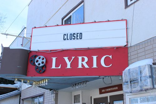 Old Lyric movie theatre in Beausejour has closed. BILL REDEKOP/WINNIPEG FREE PRESS Mar 5, 2015