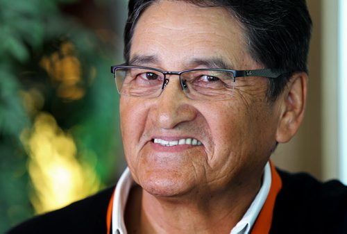 Ovide Mercredi was voted in as  the new president of the NDP at the Convention Saturday held at Canad Inns. Saturday,   March 07, 2015 Ruth Bonneville / Winnipeg Free Press.