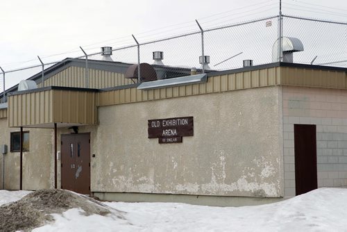 Old Exhibition Arena in the north end.  BORIS MINKEVICH/WINNIPEG FREE PRESS MARCH 9, 2015