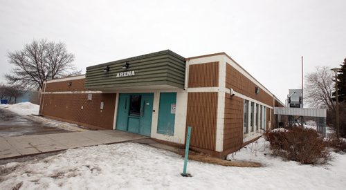 Vimy Arena, to be closed. See story. March 9, 2015 - (Phil Hossack / Winnipeg Free Press)