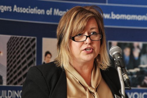 Angela Mathieson, the new president and CEO of CentreVenture Development Corp. will give her take on the future of downtown Winnipeg and the corporations role in revitalizing it at a BUILDING OWNERS AND MANAGERS ASSOCIATION luncheon. 150311 March 11, 2015 Mike Deal / Winnipeg Free Press