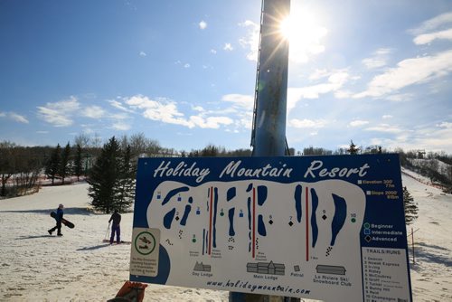 Holiday Mountain ski hill after Kelsey Brewster, 13, died Thursday, one week after crashing into the snow fence along the side of an expert hill while on a school ski trip.  150312 - Thursday, March 12, 2015 - (Melissa Tait / Winnipeg Free Press)