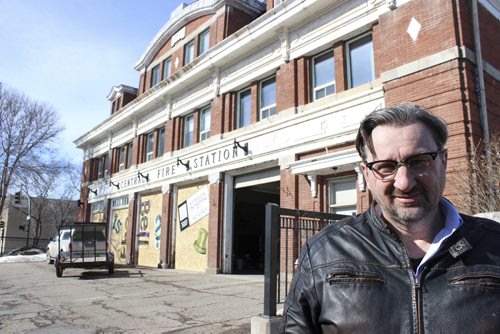 Brandon engineer Phil Dorn in front of the 104-year-old firehall. Might work as an insert or mug shot or something.¤¤BILL REDEKOP / WINNIPEG FREE PRESS Mar 12, 2015