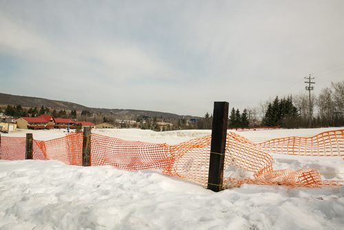 A fence along expert run 7 (Turner) at Holiday Mountain in La Riviere where Kelsey Brewster crashed March 5, 2015.  150312 - Thursday, March 12, 2015 - (Melissa Tait / Winnipeg Free Press)