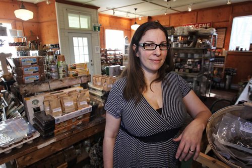 Monique Buckmaster, owner of the Red River General Store on Henderson Highway, between Perimeter Hwy and Lockport. 150317 March 17, 2015 Mike Deal / Winnipeg Free Press