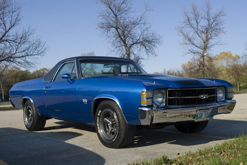 141024 Winnipeg - DAVID LIPNOWSKI / WINNIPEG FREE PRESS  Garry Wazny - 1971 El Camino