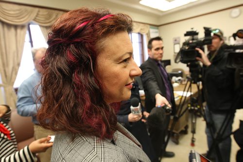 Health Minister Sharon Blady have set out a timetable for implementing dozens of recommendations from the Brian Sinclair inquest report. -See Bruce Owen story- Mar 19, 2015   (JOE BRYKSA / WINNIPEG FREE PRESS)