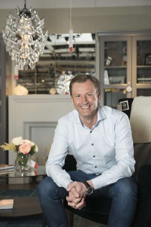 150320 Winnipeg - DAVID LIPNOWSKI / WINNIPEG FREE PRESS  IKEA Canada President Stefan Sjöstrand poses for a portrait in the Winnipeg location Friday March 20, 2015.