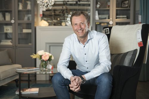 150320 Winnipeg - DAVID LIPNOWSKI / WINNIPEG FREE PRESS  IKEA Canada President Stefan Sjöstrand poses for a portrait in the Winnipeg location Friday March 20, 2015.