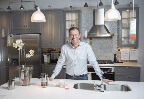 150320 Winnipeg - DAVID LIPNOWSKI / WINNIPEG FREE PRESS  IKEA Canada President Stefan Sjöstrand poses for a portrait in the Winnipeg location Friday March 20, 2015.