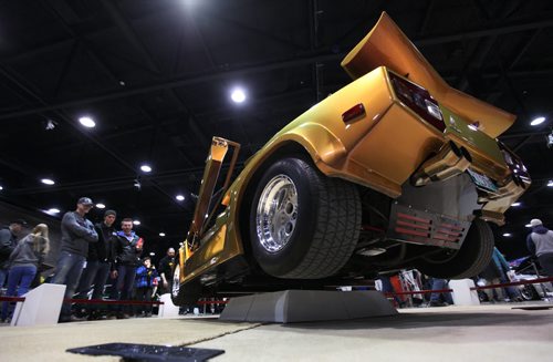This Lamborghini one the Award of Excellence for outstanding kit car at this year's World of Wheels event on this weekend at the RBC Convention Centre.  .   Standup photo  March 21, 2015  Ruth Bonneville / Winnipeg Free Press