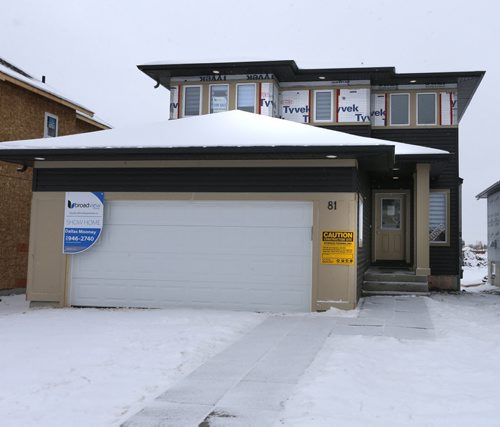 Homes. 81 Angela Everts Drive in Crocus Meadow, Derek MacDonald with Qualico Homes is the contact. Todd Lewys story Wayne Glowacki/Winnipeg Free Press March 23 2015
