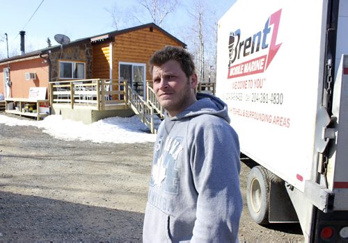 Brent Bullee runs his marine repair service, Brentz Mobile Marine, from his cottage at West Hawk Lake in Whiteshell Provincial Park but Manitoba Conservation wants him to stop.  BILL REDEKOP/WINNIPEG FREE PRESS March 24, 2015