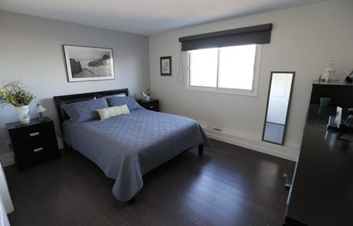 Homes.  The suite at 4G-1975 Corydon Avenue. The master bedroom. The realtor is  Lynda Mackie. Todd Lewys  story  Wayne Glowacki/Winnipeg Free Press March 31  2015