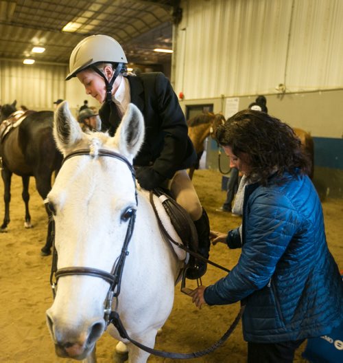 _______ after an under saddle pony show at the Royal Manitoba Winter Fair in Brandon, Manitoba March 30, 2015 at the Keystone Centre. 150330 - Monday, March 30, 2015 - (Melissa Tait / Winnipeg Free Press)