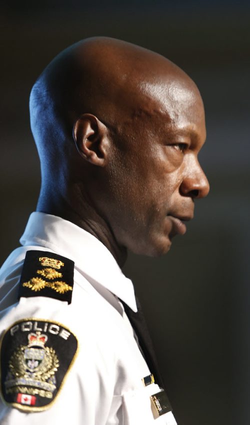 Winnipeg Police Chief Devon Clunis was attending the 2015 Ride for Dad media kick-off at the McPhillips Station Casino.  Carol Sanders story Wayne Glowacki/Winnipeg Free Press April 2 2015