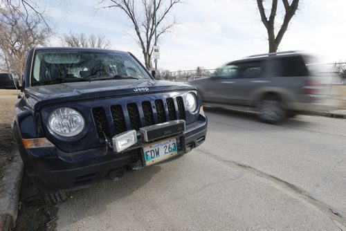 April 6, 2015 - 150406  -  A speed camera sits in a school zone on Burrows Avenue Monday, March 6, 2015. John Woods / Winnipeg Free Press
