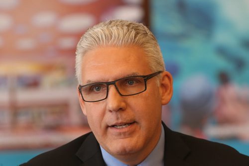 New Chief Administrative Officer Doug McNeil -at a ceremony in the Mayors Office Foyer Tuesday morning- Standup Photo- Apr 07, 2015   (JOE BRYKSA / WINNIPEG FREE PRESS)