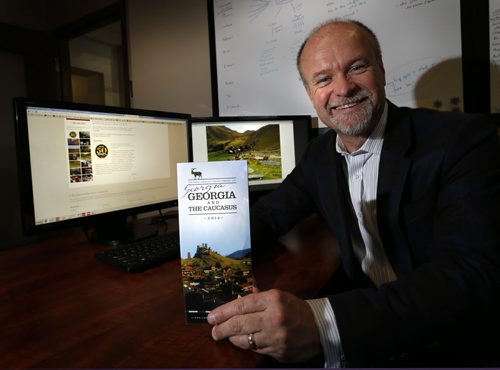 Ian Kalinowsky, owner and president of The Great Canadian Travel Company. Its Georgia Food, Wine and Culture tour has been named to National Geographic Traveler Magazines 2015 50 Tours of a Lifetime list.Murray McNeill story Wayne Glowacki/Winnipeg Free Press April 9 2015